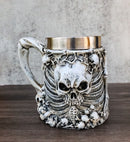 Gothic Skull Skeleton Bones Graveyard Large 19 oz Tankard Coffee Cup Mug