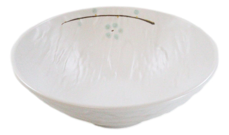 Set Of 6 Modern Yukino Hana Melamine Large Ramen Soup Pasta Salad Bowls 46oz 9"D