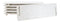 Pack Of 6 Melamine Yukino Hana Rectangular Sushi Entree Serving Platters 12" L