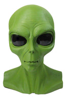UFO Space Ship Martian Green ET Roswell Alien Head Bust Figurine 10.25"H