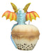 Whimsical Boba Tea With George Baby Dragon In Faux Brown Sugar Cup Figurine