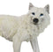 Woodlands Winter Hunter Tundra Snow White Albino Wolf On The Prowl Figurine