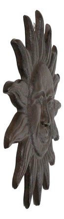Belenos Sun God Cast Iron Stepping Stones Set of 3 Radiant Sun Face Garden
