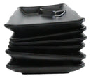 Pack Of 6 Ridged Matte Black Melamine 2 Partitions Rectangular Sushi Plates