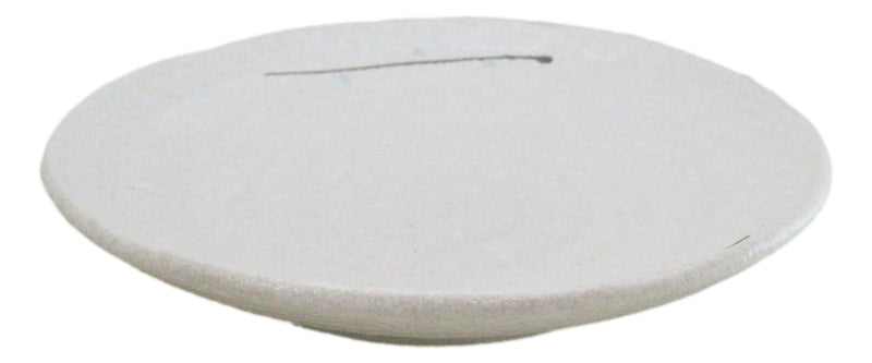 Pack Of 5 Ceramic Yukino Hana Collection Porcelain Round Dinner Plates 8.75" D