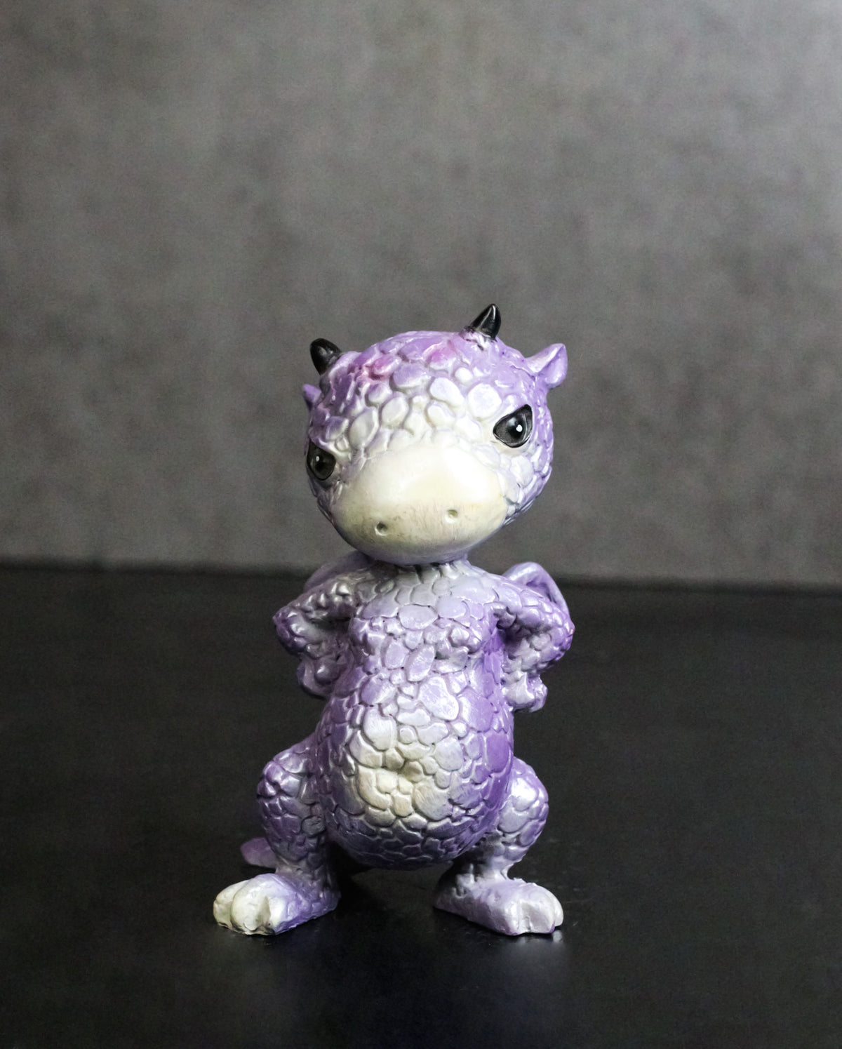 Ebros Gift Purple Surly Dragon with Attitude Fantasy Figurine