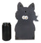 Whimsical Crazy For Cats Feline Kitty Grey Cat Eat Door Or Wall Hanging Sign