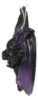 Gothic Terror of The Night Vampire Bat Blood Leech Hanging Ornament Figurine