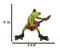 Wild Rock Band Electric Guitarist Green Toad Frog Rocking It Out Figurine