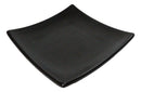Pack Of 6 Kokuyo Black Collection Curved Square Appetizer Dessert Salad Plates