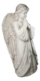 Faith Inspirational Large Young Girl Angel of Prayer Garden Statue 32" Tall