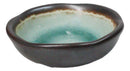 Pack Of 6 Green Crackle Midori Kannyu Wavy Round Condiment Sauce Dishes 2oz