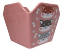 Pink Japanese Shiba Inu Dogs Takeout To Go Box Serving Bowl With Chopsticks Set