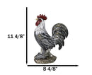 Country Campine Rooster Realistic Farm Rooster Decorative Chicken Sculpture