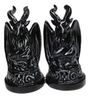 Metaphysical Realm Spirit Sabbatic Goat Baphomet Ceramic Salt Pepper Shakers Set