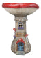 Enchanted Fairy Garden Cottage Inverted Toadstool Mushroom LED House Figurine
