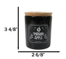 Midnight Ritual Poison Apple Sweet Apple Scented Pillar Candle Home Fragrance