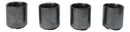 Set of 4 Iron Black Clay Tetsu Kesho Porcelain 1.25oz Ochoko Yuzu Cups