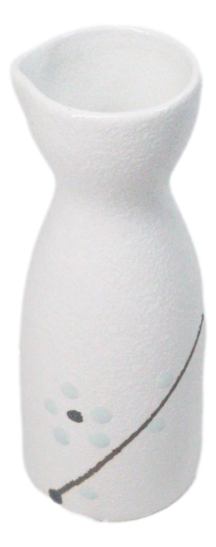 Pack Of 6 Porcelain Snow Flowers Yukino Hana Japanese Wine Sake Tokkuri Flasks