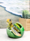 Green Nautical Marine Sea Turtle Hatchling Emerging Out of Egg Mini Figurine