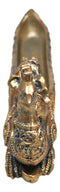 Hindu God Ganapati Baby Ganesha Sleeping On Peacock Incense Holder Figurine