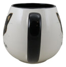 Wicca Magic Coffee Cats Feline Crescent Moon Cat With Gold Tone Ceramic Mug