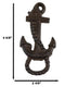 Set Of 2 Rustic Solid Cast Iron Nautical Ship Anchor Hand Beer Bottle Openers