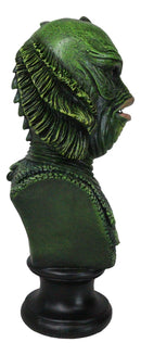 Green Horror Gill-Man Black Lagoon Swamp Monster Creature Head Bust Figurine