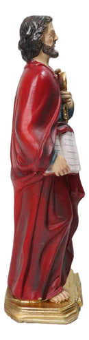 Christian Apostle Of Jesus Saint Peter Holding Key of Heaven Figurine 8"H