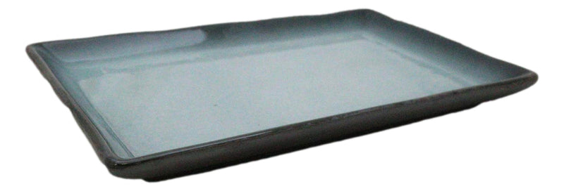 Pack Of 5 Blue Sky And Stars Seikai Collection Rectangular Sushi Plates 7.75" L