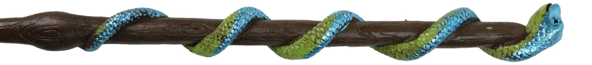 Wicca Witches Sorcery Coiled Serpent Snake On Branch Decor Magic Wand 14" Long