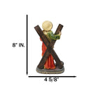 Christian Apostle Disciple of Jesus Saint Andrew with Saltire Cross Figurine 8"H
