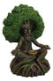 Forest Greenman Tree Man Ent Meditating Backflow Incense Cone Burner Figurine