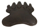 Pack of 2 Cast Iron Grizzly Bear Left and Right Paws Garden Stepping Stones