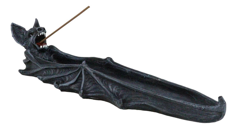 Gothic Gargoyle Cathedric Bat Vampire Incense Stick Holder With Celtic Knotwork