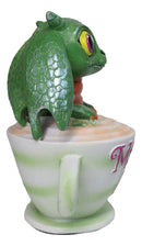 Ruth Thompson Artisan Matcha with Maeve Drake Wyrmling Dragon In Cup Figurine