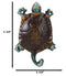Nautical Sea Turtle Tortoise Cast Iron Rustic Verdigris Wall Hooks Set Of 2