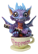 Ruth Thompson Artisan Espresso with Al Drake Wyrmling Dragon In Cup Figurine