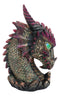 Ebros Gift Medieval Dragon Head Bust Resin Figurine Decorative Home Decor Statue