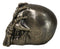 Day of The Dead Faux Bronze Hand Over Face Gesture Skull Figurine Macabre Humor