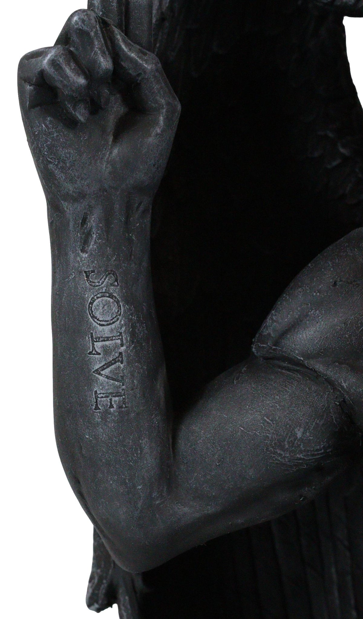Faux Stone 3 Feet Oversized Sabbatic Goat Baphomet Statue - Ebros Gift