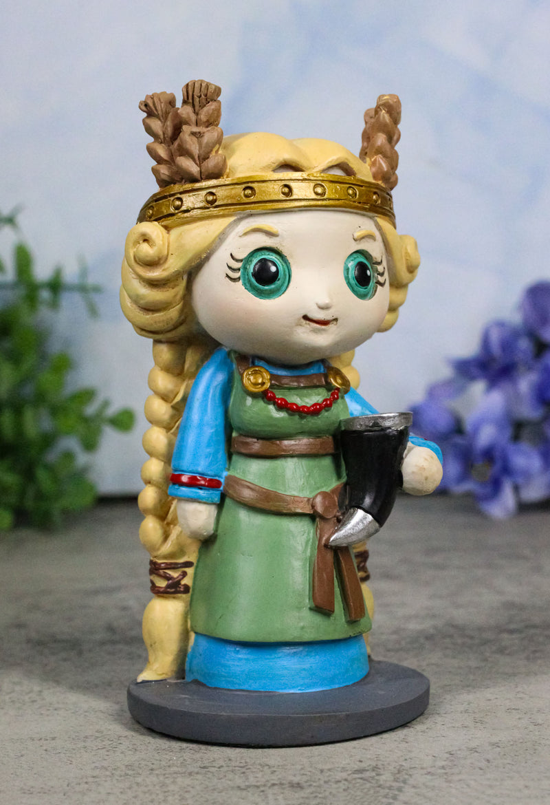 Norsies Goddess Of Earth Fertility Golden Haired Sif Wife Of Thor Small Figurine