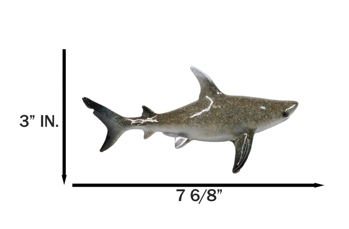Marine Wildlife Apex Predator of The Deep Great White Shark Swimming Figurine