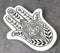 Hamsa Palm Hand Of God Eye Of Providence Floral Motifs Jewelry Dish Figurine