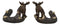Set of 2 Rustic Western Bull Moose On Branch Drapery Curtain Holdback Tie Back