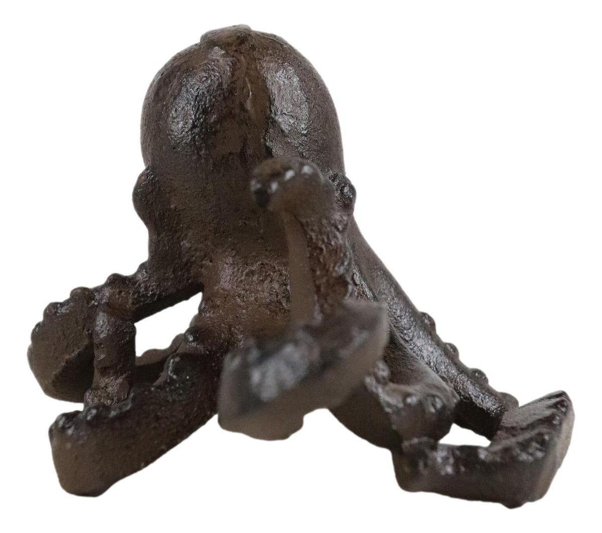 Cast Iron Nautical Sea Octopus Kraken Decorative Paperweight Figurine 5.25"L - Ebros Gift