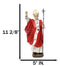 Venerable Pontiff Pope Saint John Paul II Holding Papal Ferula Crucifix Figurine