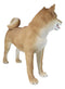 Realistic Adorable Canine Pet Pal Shiba Inu Dog Statue 18" Tall Home Decor