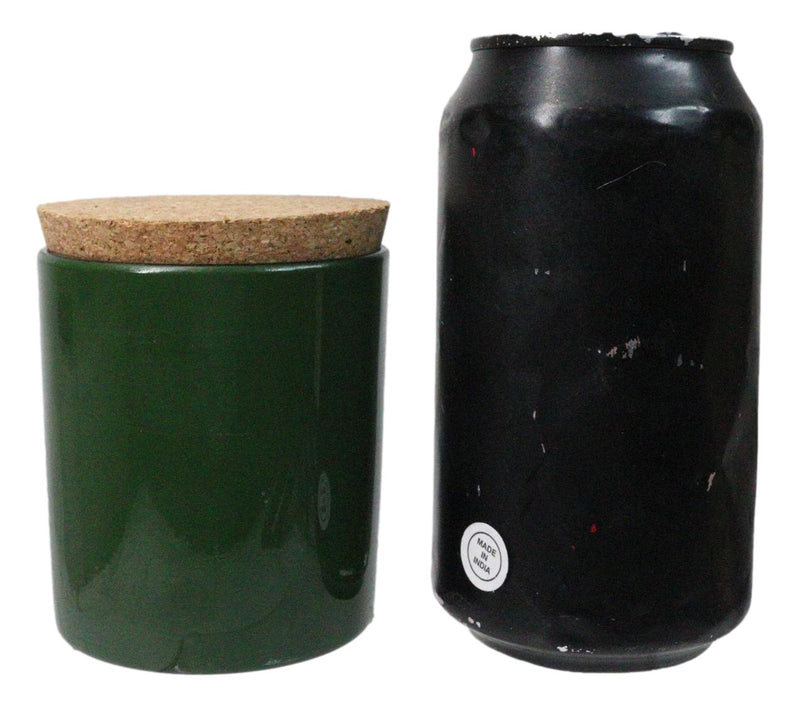 Wicca Dark Forest White Sage Luna Moth Scented Candle With Cork Lid