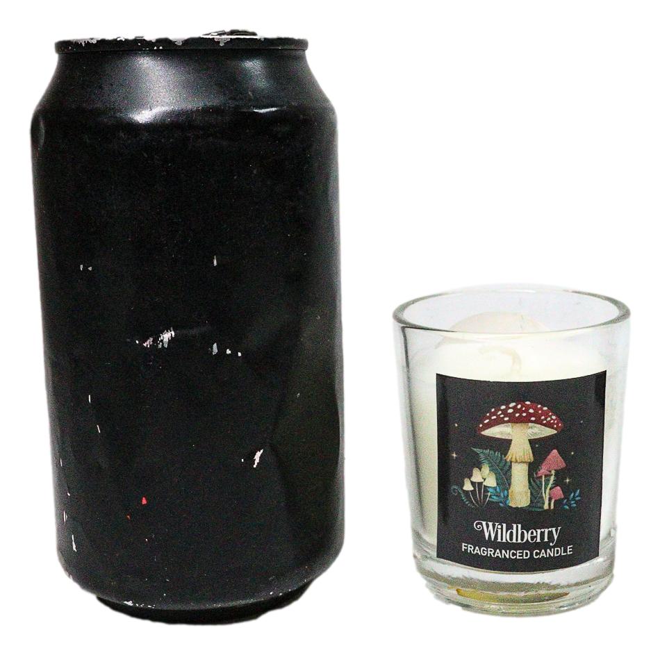 Pack of 3 Wicca Witchcraft Wildberry Sweet Honey White Sage Votive Candle Trio